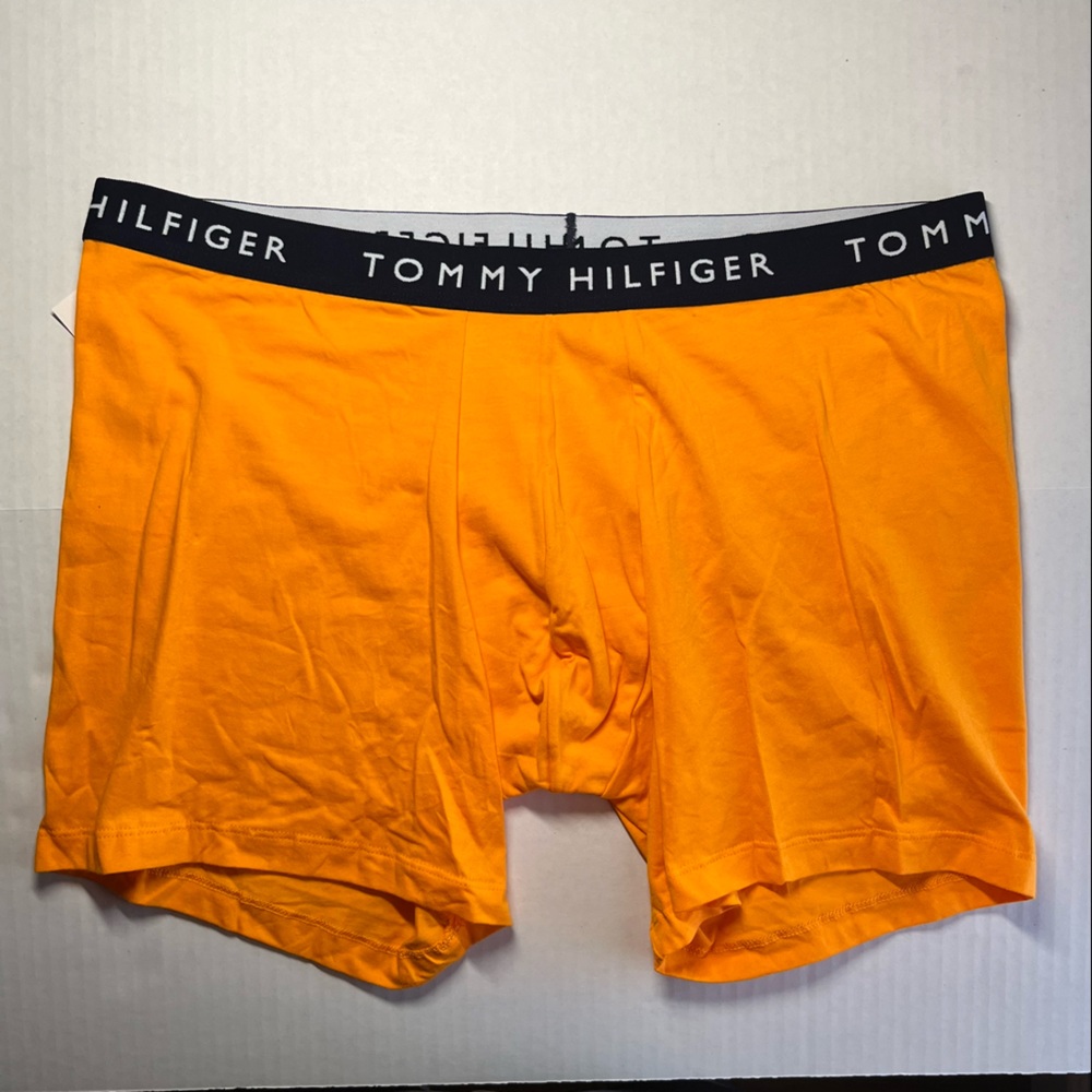 Tommy Hilfiger Men's Boxer Brief in Orange - XL